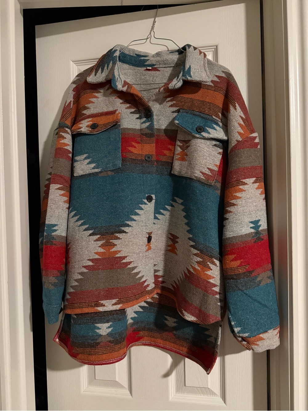 Aztec shacket